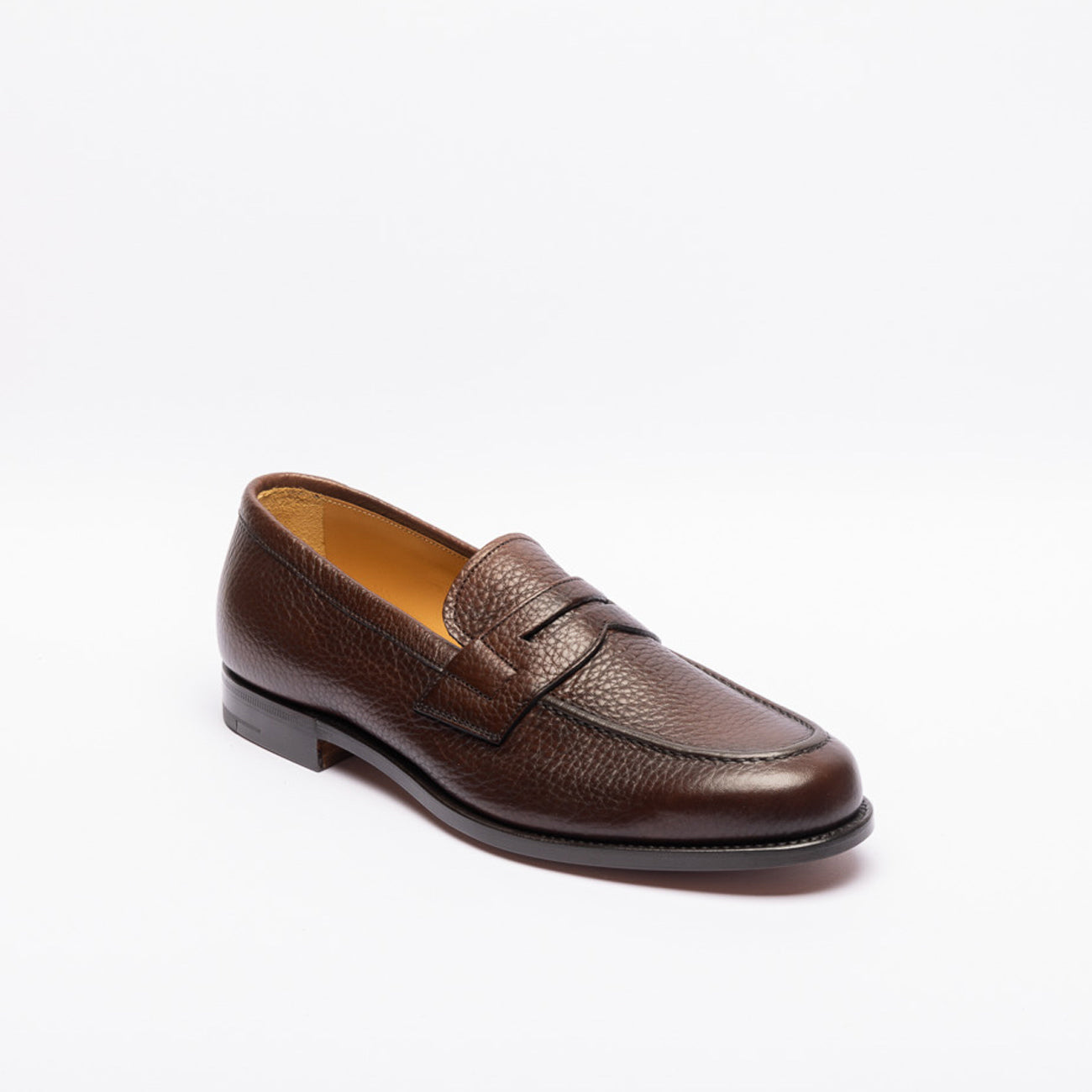 Mocassino penny Church's Heswall in pelle martellata marrone (Burnt soft grain)