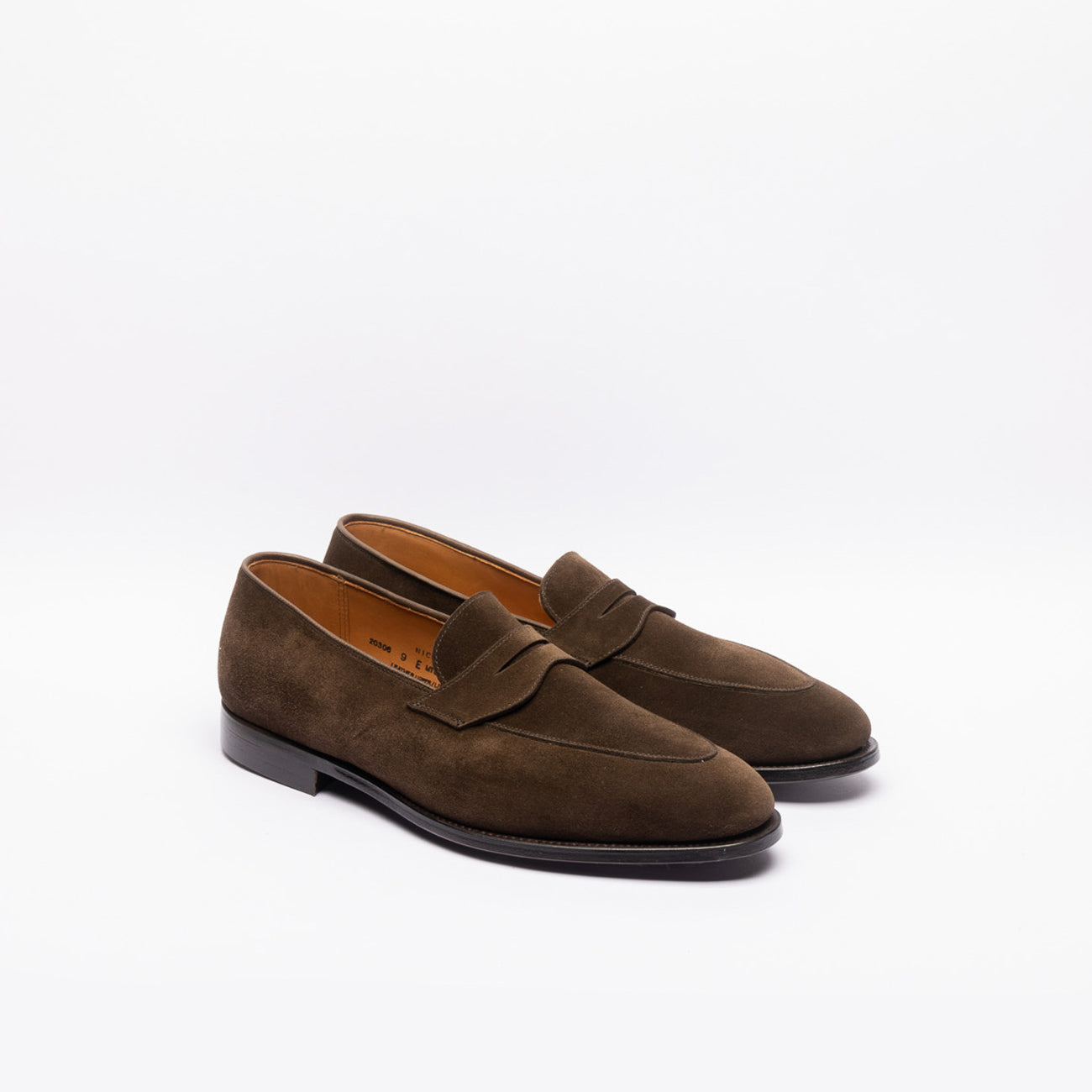 Crockett & Jones Nice penny loafers in brown suede