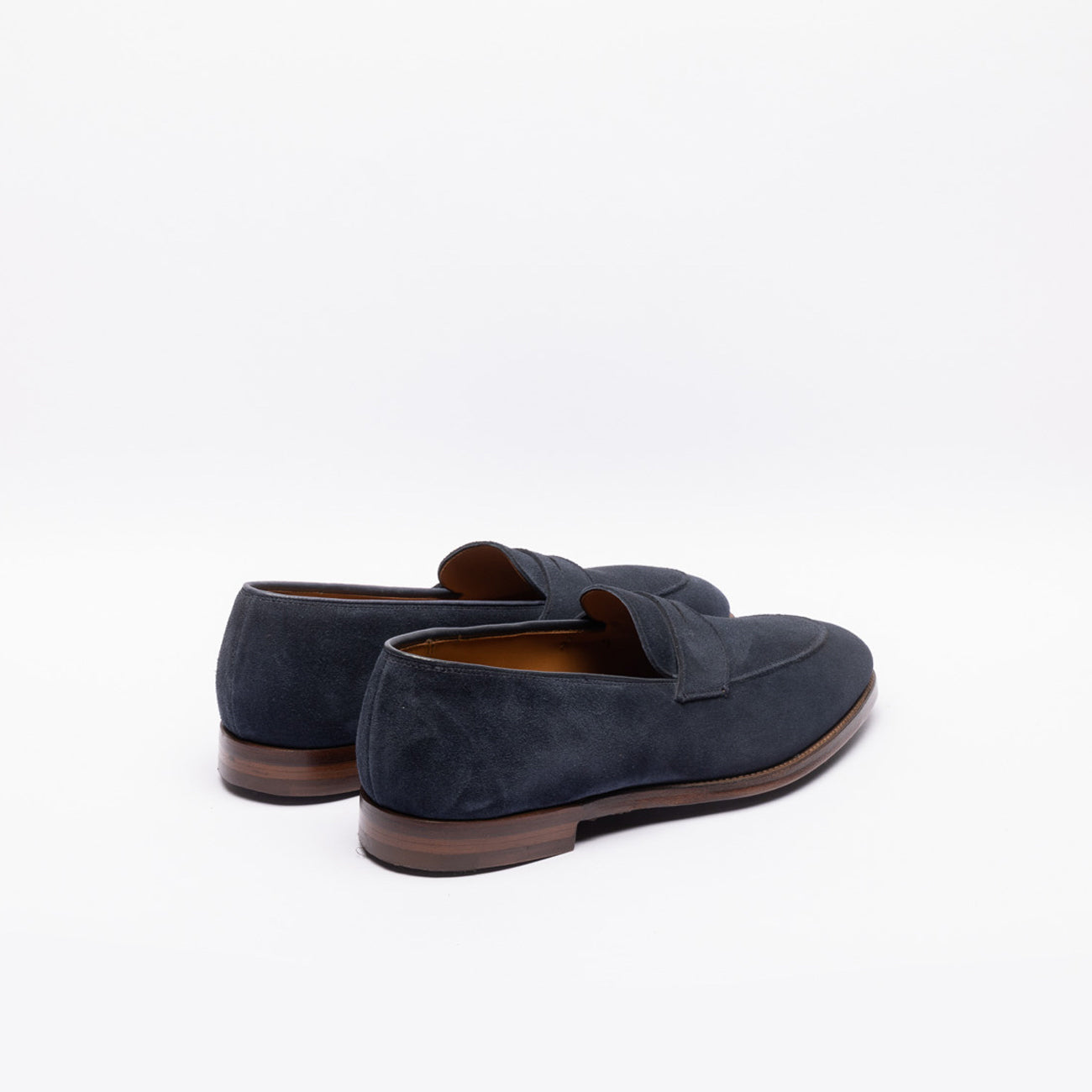 Crockett & Jones Nice penny loafers in blue suede