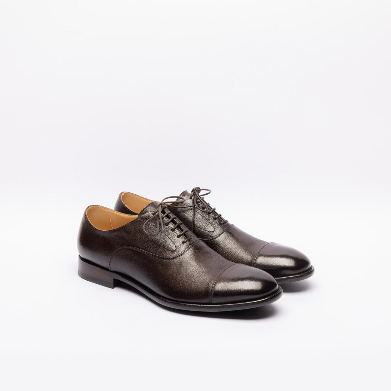 Fasciani Abel 59012 brown leather oxford shoe