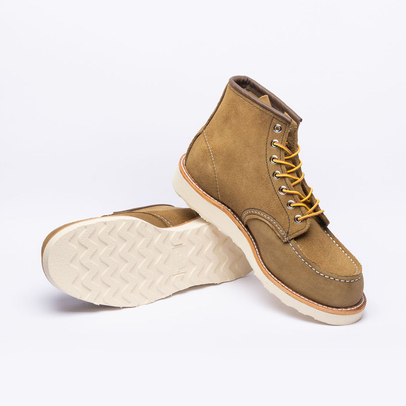 Stivale derby Red Wing 8881 in camoscio beige