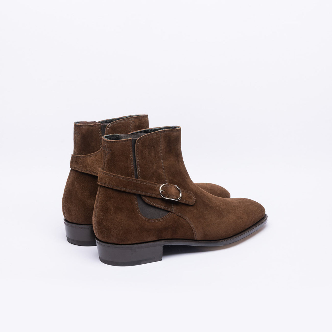 Stivale chelsea John Lobb Masons in camoscio marrone