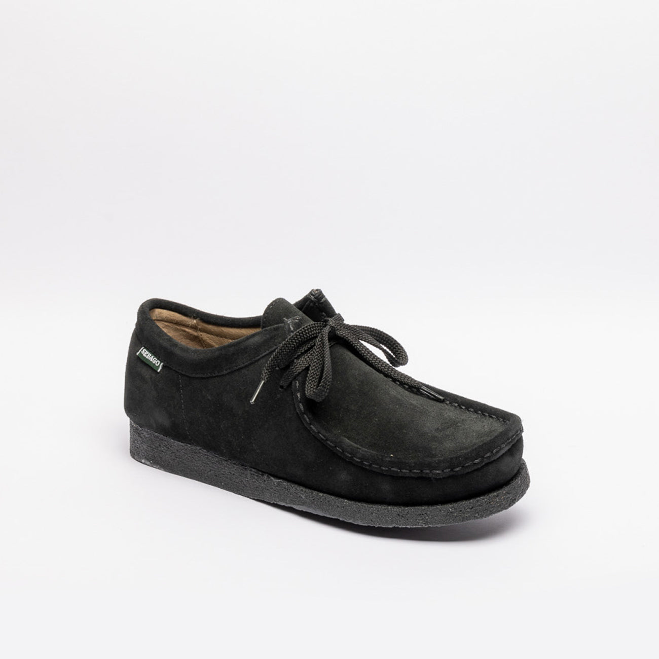 Stringata derby Sebago Koala in camoscio nero