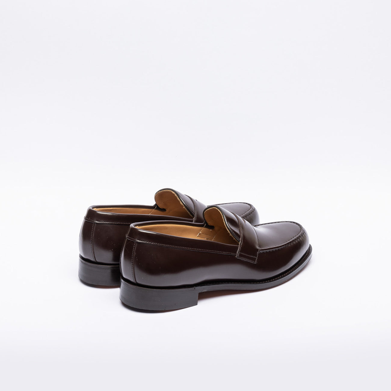 Cheaney Joseph & Sons Hudson penny loafer in brown brushed leather