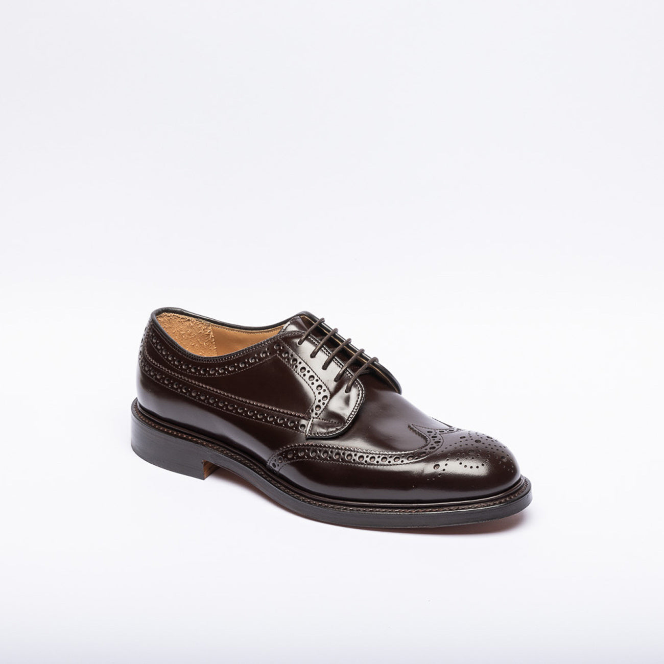 Stringata oxford Cheaney Joseph & Sons Carlton in pelle spazzolata marrone