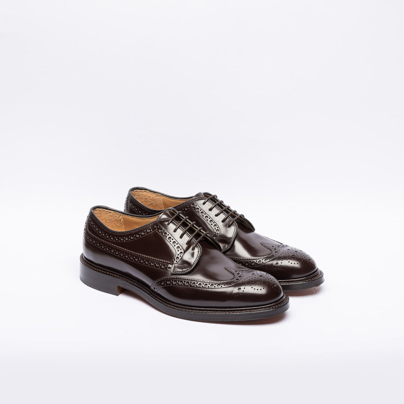 Stringata derby Cheaney Joseph & Sons Carlton in pelle spazzolata marrone