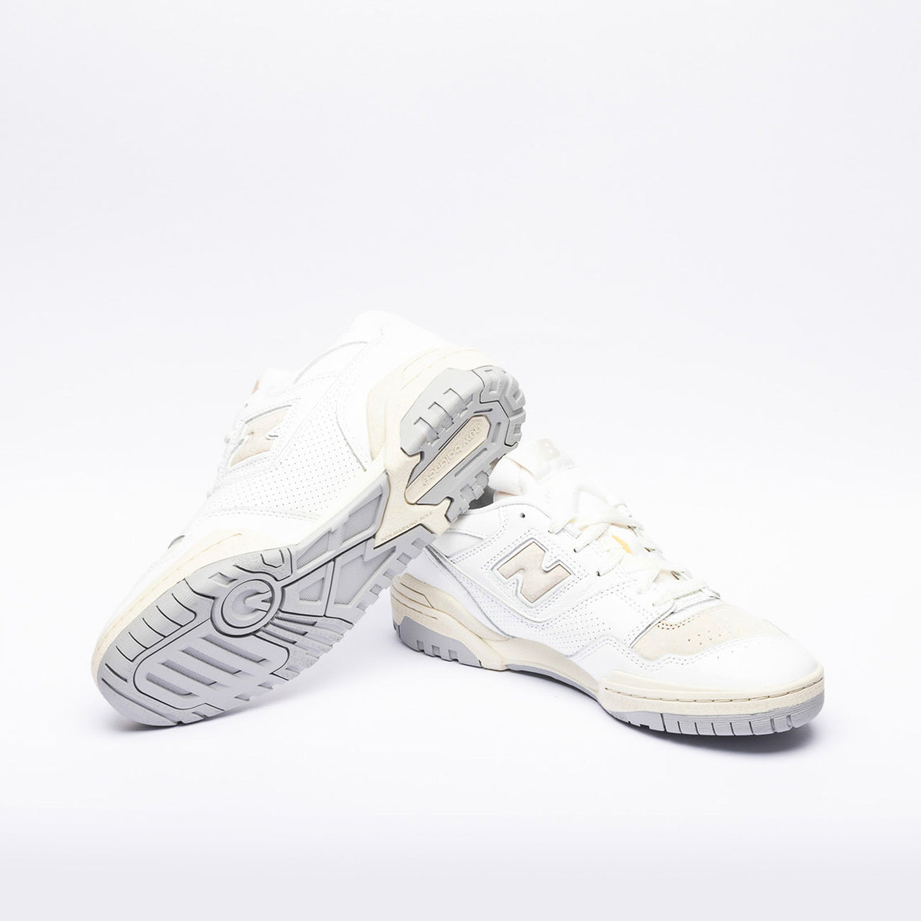 Sneaker New Balance 550 in pelle bianca