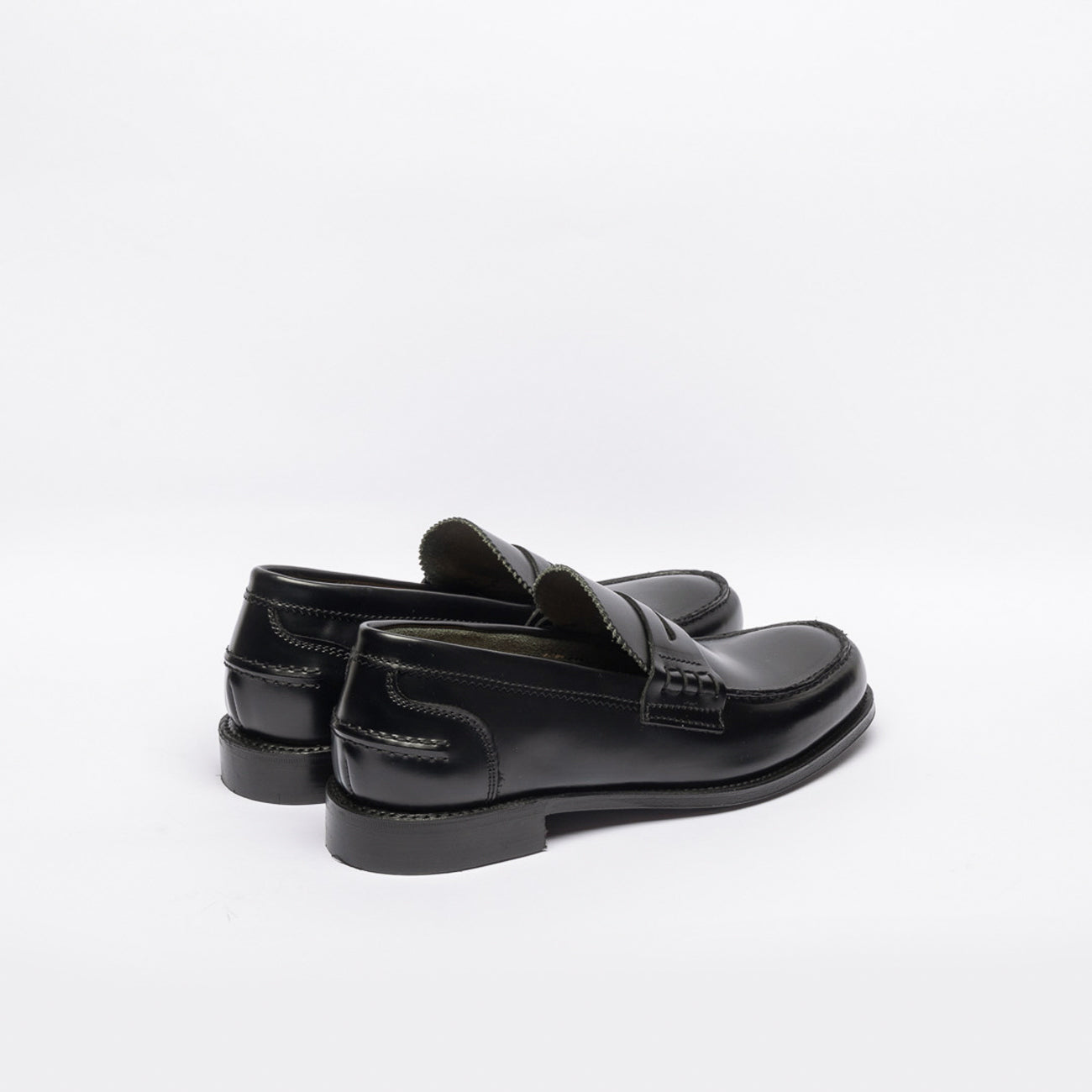 Mocassino penny Cheaney Joseph & Sons Dover EF ALT in pelle nera