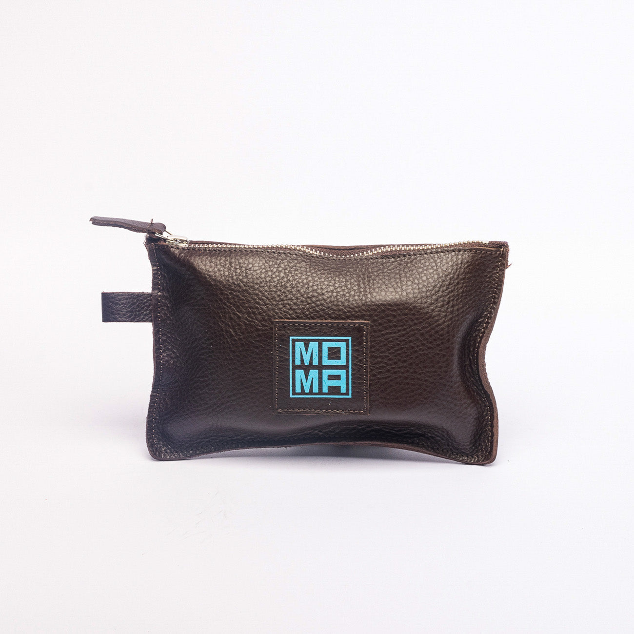 Kit shoe care MOMA in pelle martellata marrone