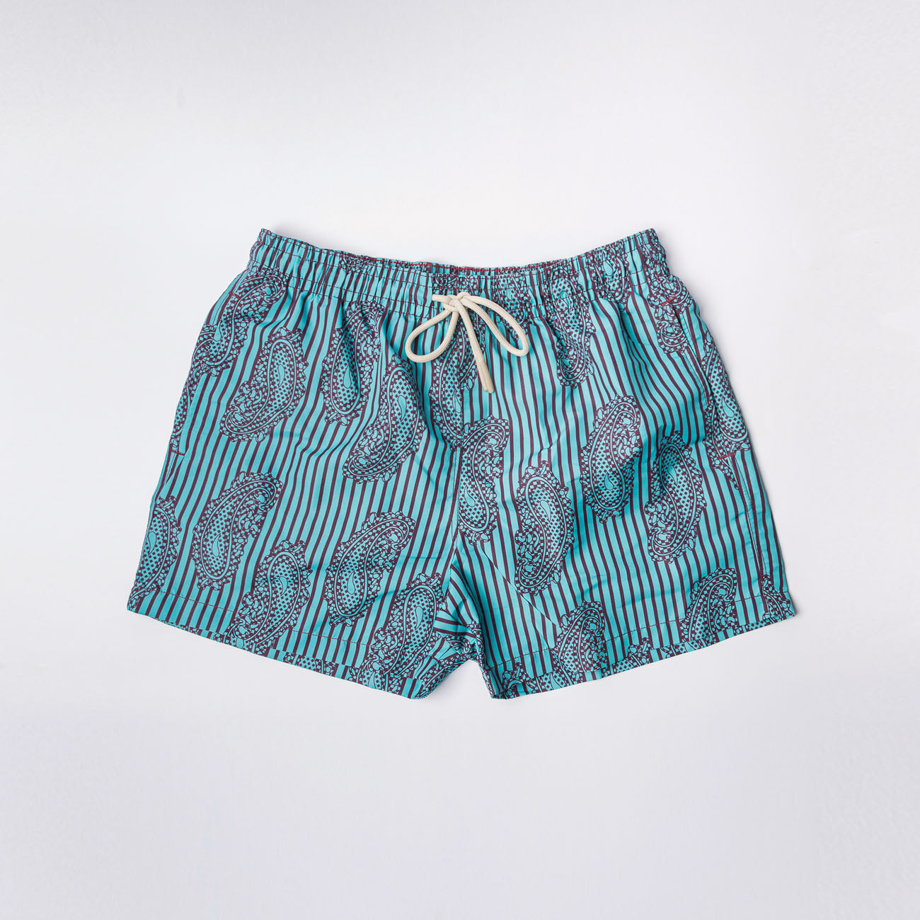 Costume da bagno Alto Milano Cashmere Boxer in tessuto azzurro