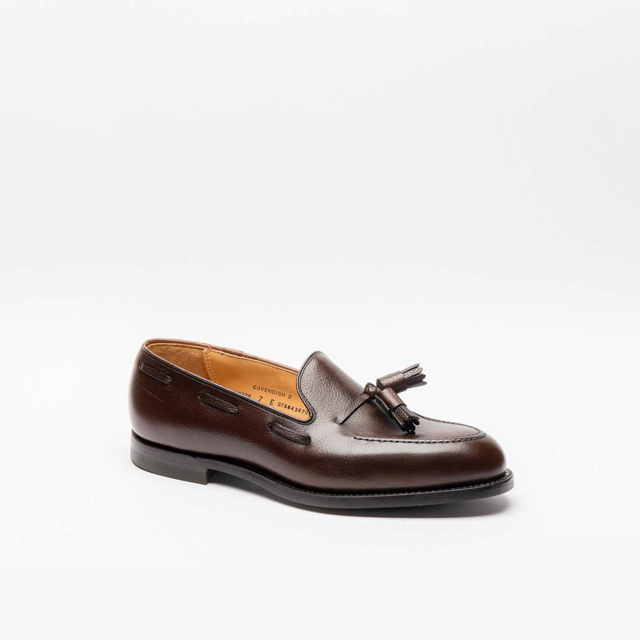 Mocassino Crockett & Jones Cavendish 2 in pelle martellata marrone