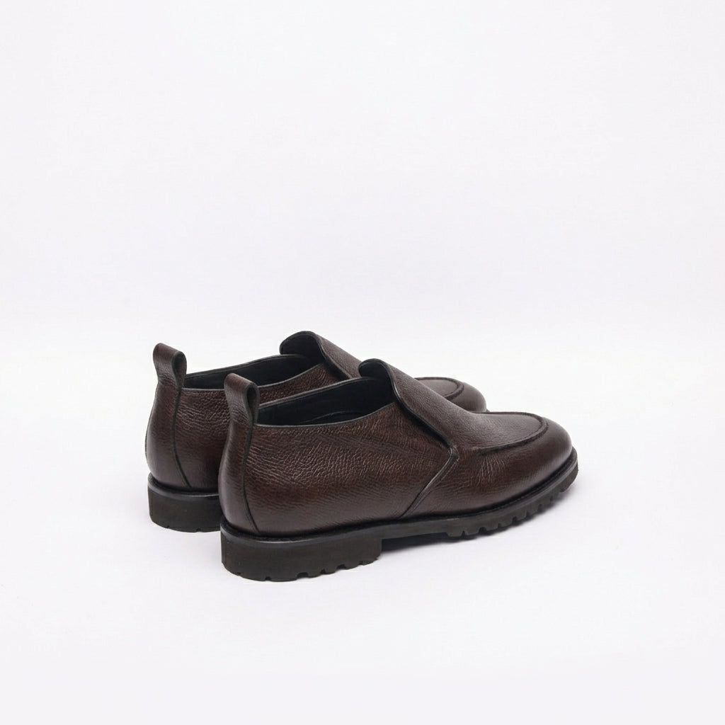 Stivale slip-on Barrett 241U055 in pelle martellata marrone