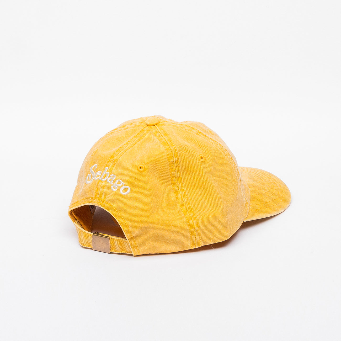 Cappello da baseball Sebago Connor Boat Shoes in cotone giallo