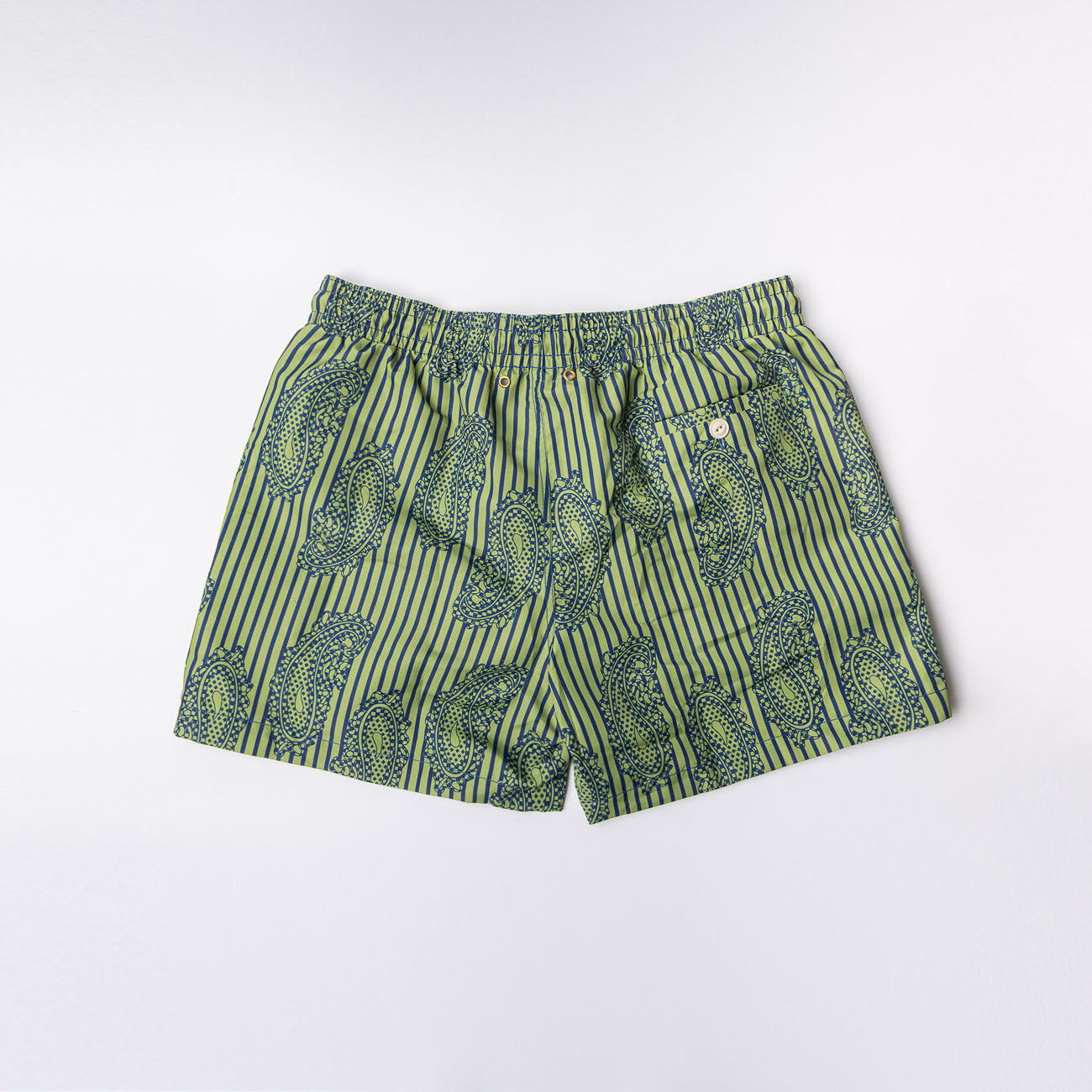 Costume da bagno Alto Milano Cashmere Boxer in tessuto verde