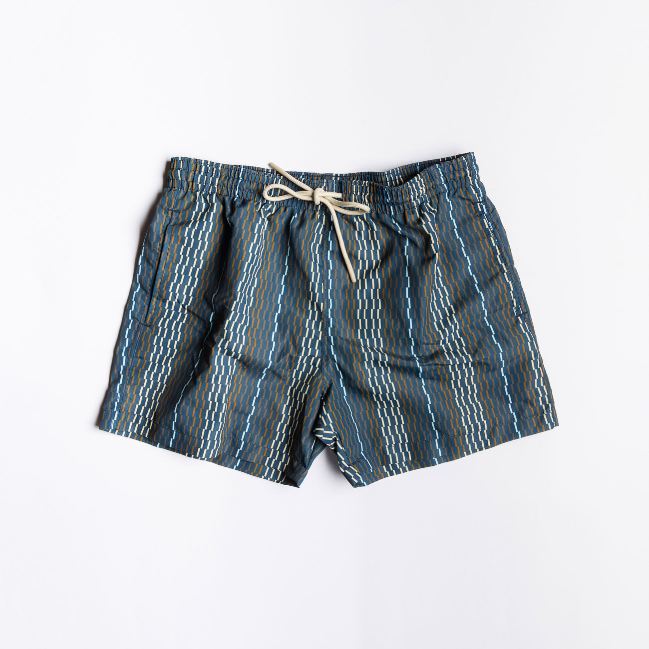 Costume da bagno Alto Milano Weave Boxer in tessuto blu