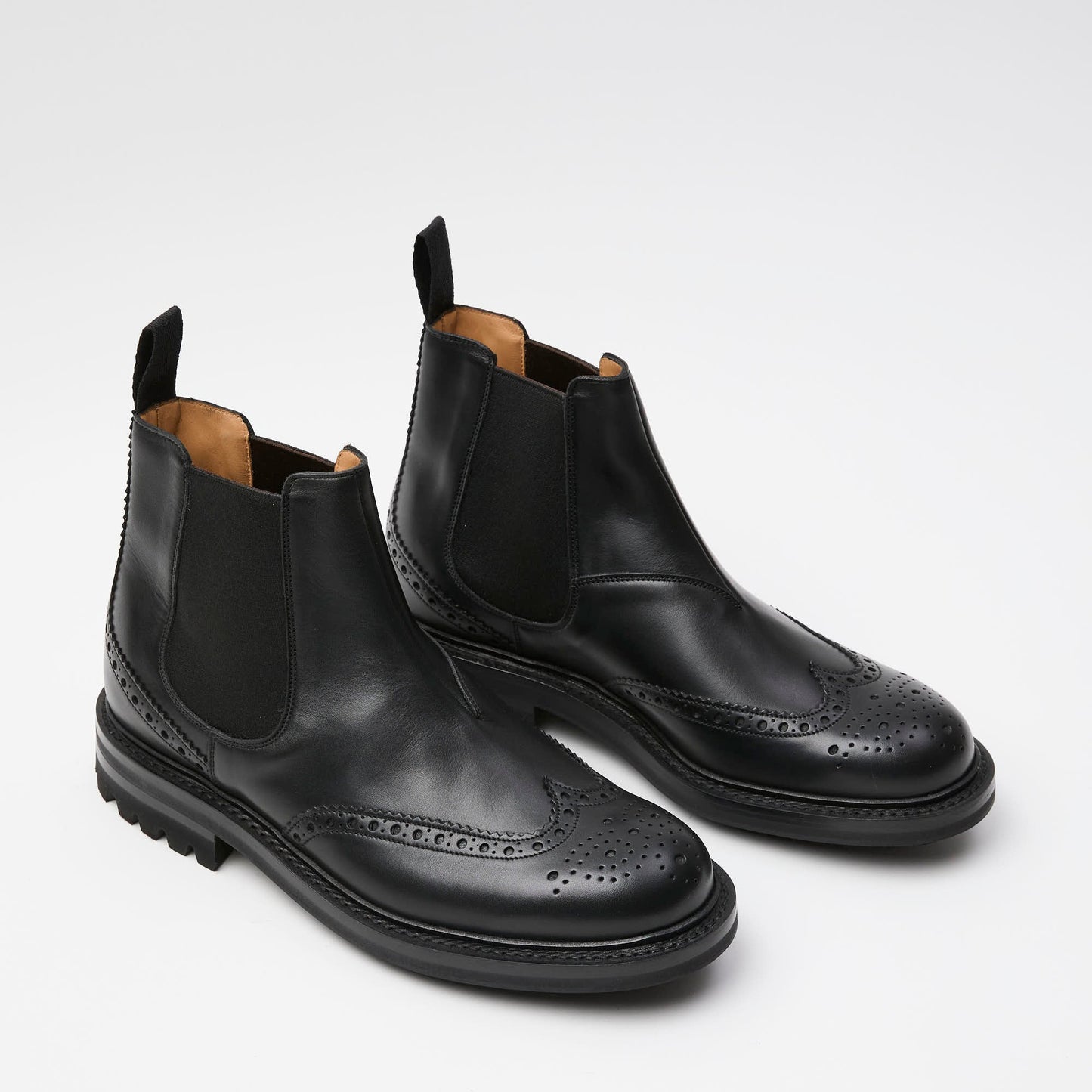 Church's Mc Entyre LW black calf full brogue chelsea boot