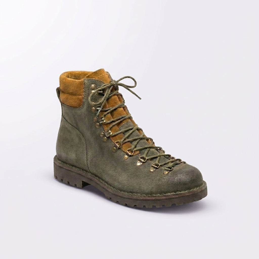 Stivale galibier Astorflex Rockflex in camoscio cerato verde