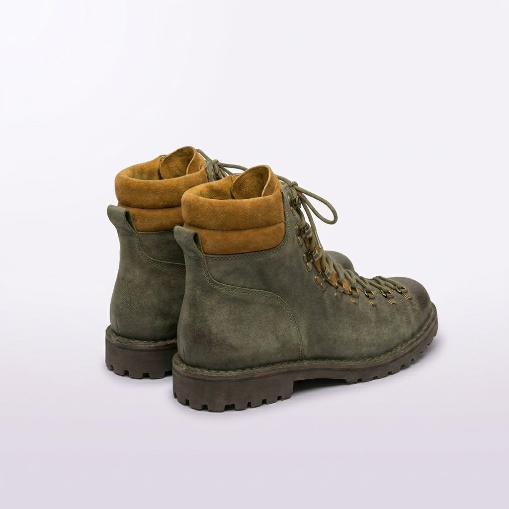 Stivale galibier Astorflex Rockflex in camoscio cerato verde