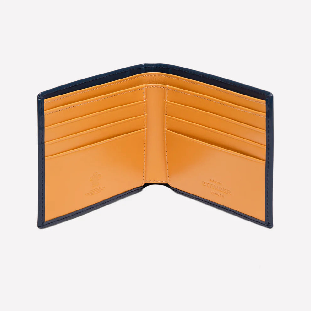 Portafoglio Ettinger London in pelle blu