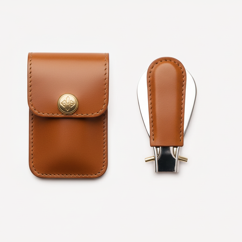 Calzascarpe da viaggio Ettinger London in pelle cuoio