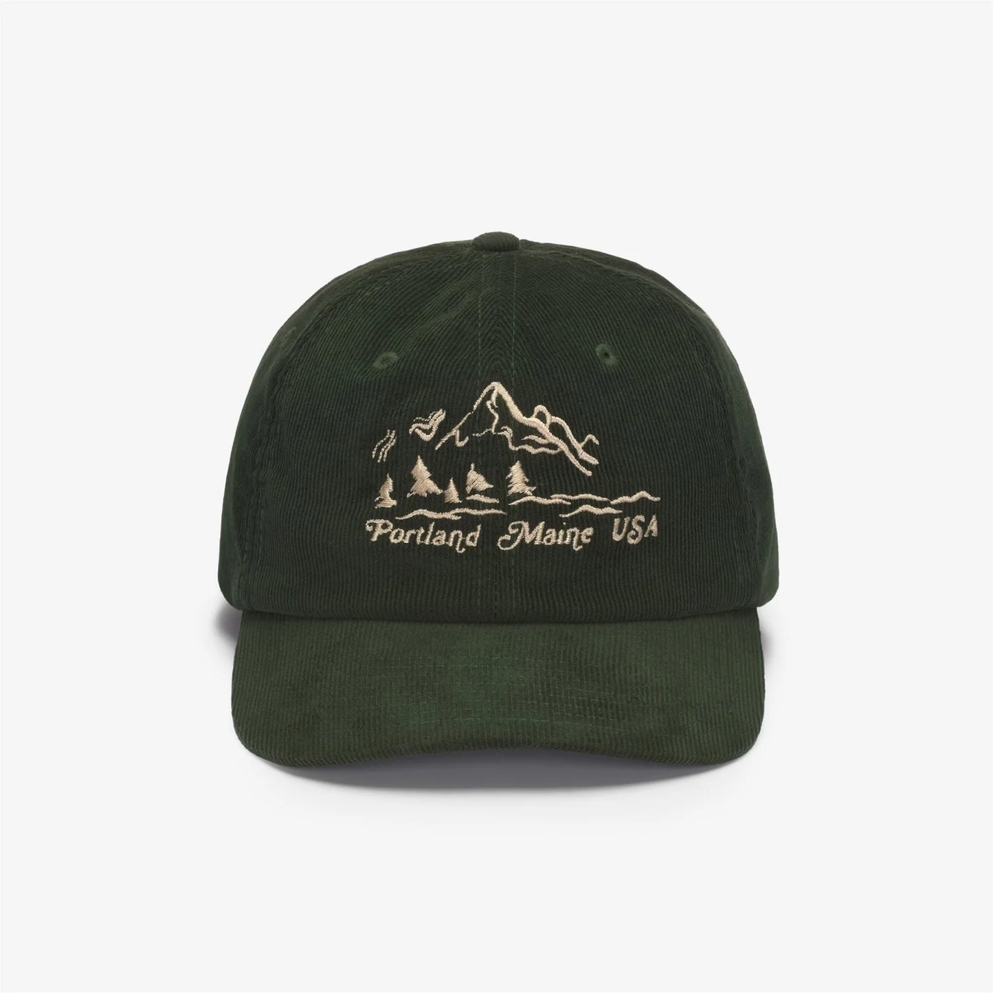 Cappellino da baseball Sebago in velluto verde