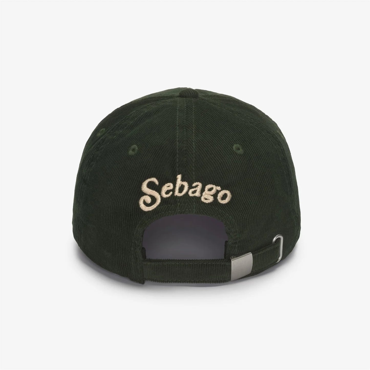 Cappellino da baseball Sebago in velluto verde