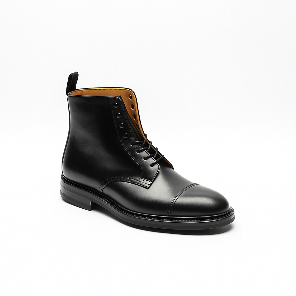Stivale derby Crockett & Jones Coniston in pelle nera
