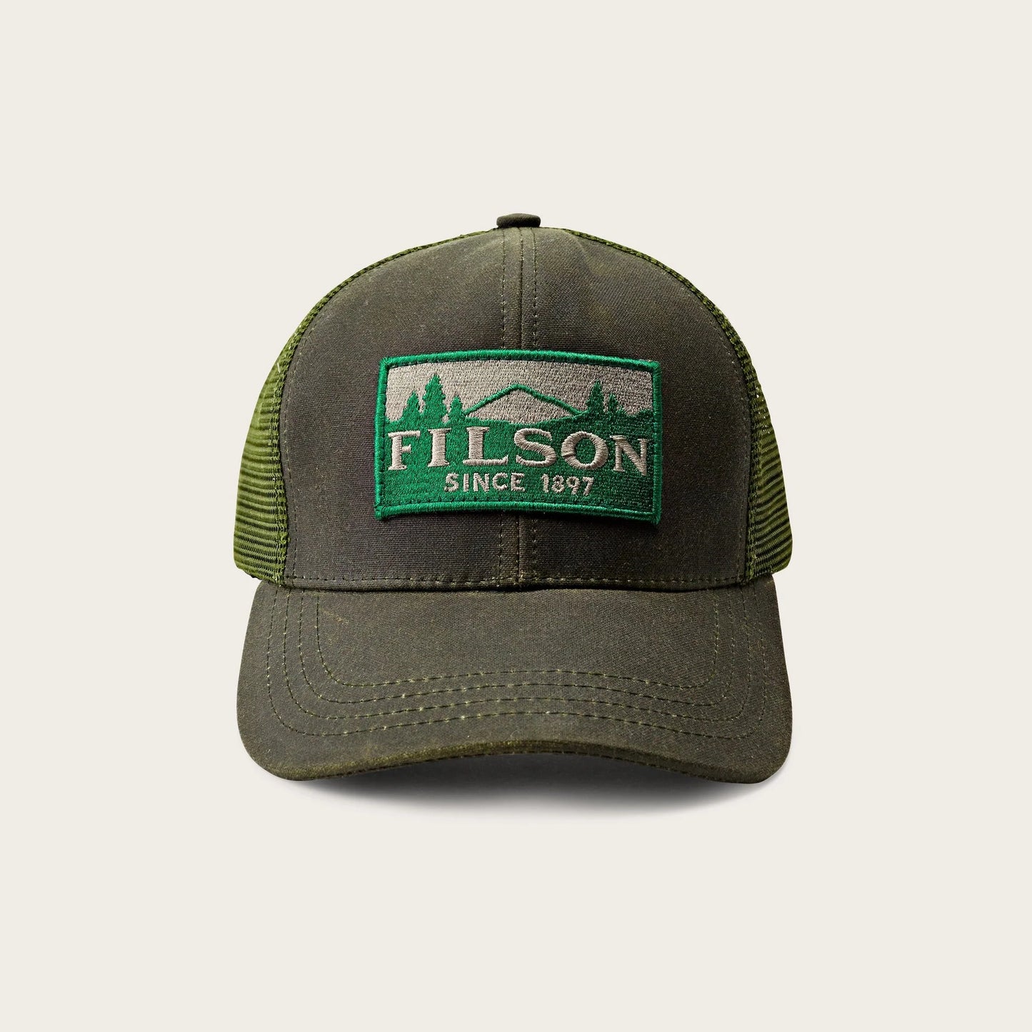 Cappello da baseball Filson in cotone cerato vrede