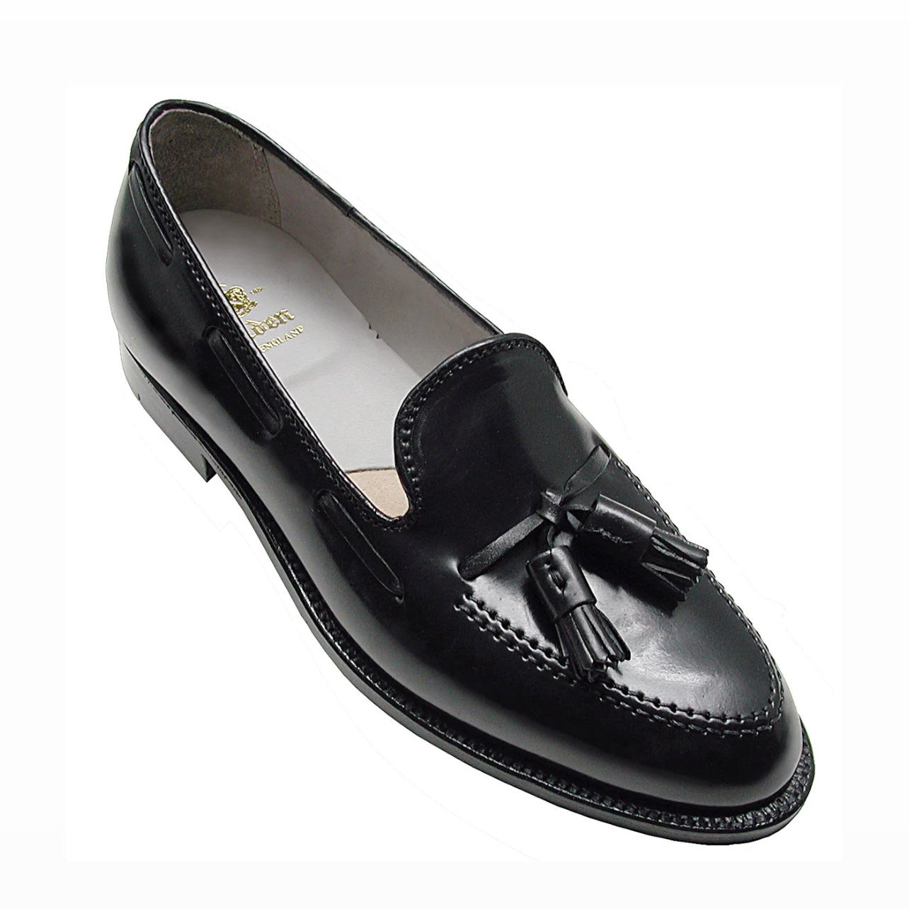 Mocassino con nappine Alden 664 in pelle di cavallo nera