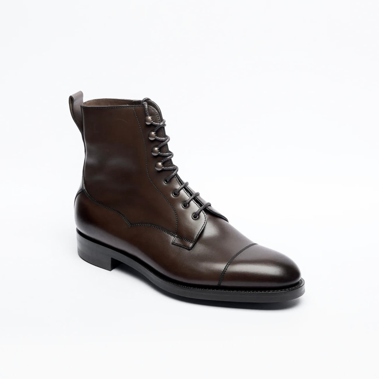 Edward Green Galway espresso antique calf derby boot