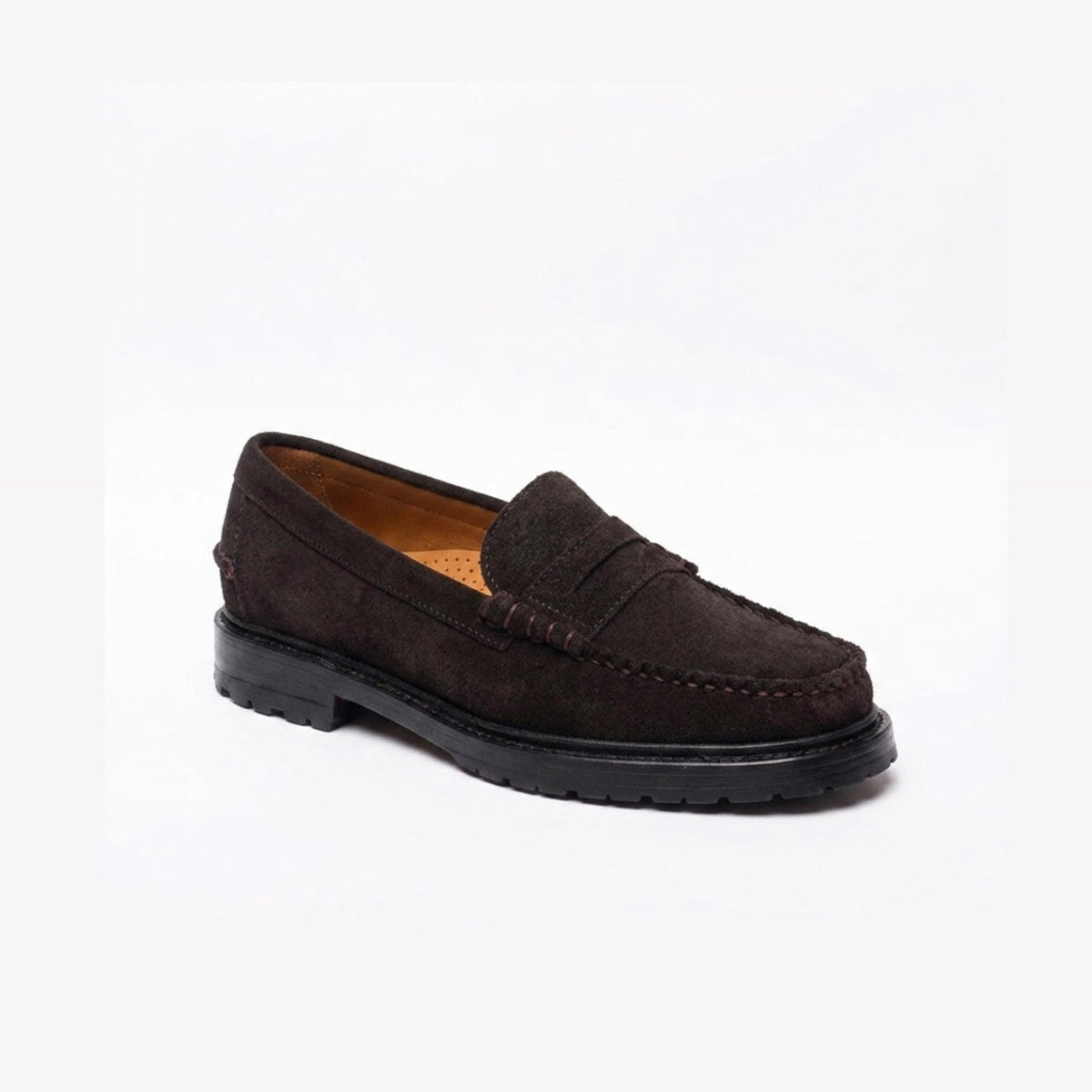 Mocassino penny Sebago Dawson RRS in camoscio marrone