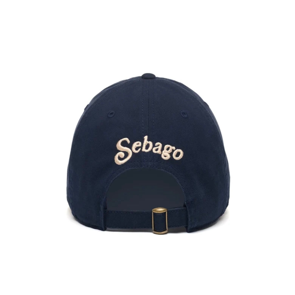 Cappellino da baseball Sebago Connor Canvas in cotone blu