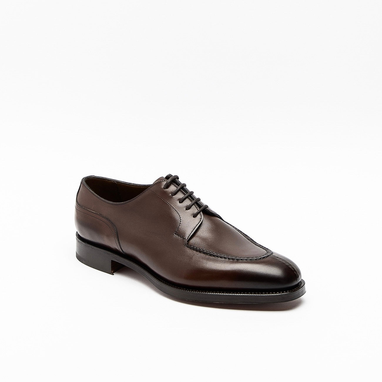 Laced derby Edward Green Dover brown leather (Espresso calf)