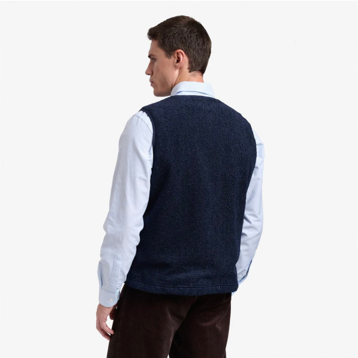 Gilet con zip Sebago Tremont in tessuto poliestere blu