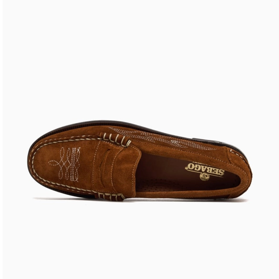 Mocassino penny Sebago Classic Dan Dallas in camoscio marrone