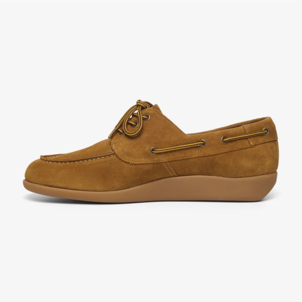 Stringata derby Sebago Gary Jobson in camoscio marrone chiaro