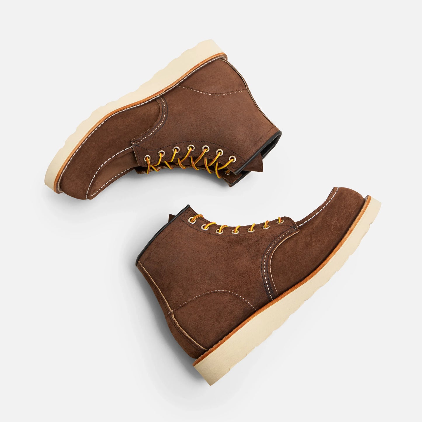 Stivale derby Red Wing Classic Moc 8836 in camoscio marrone