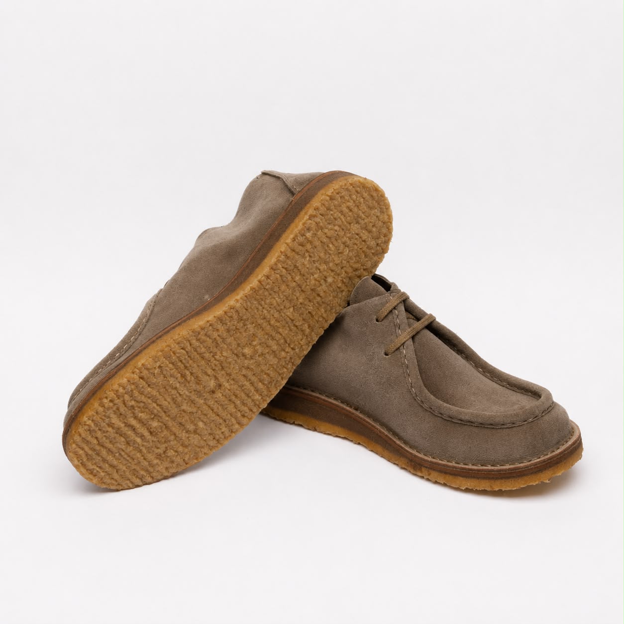 Stringata derby Astorflex Beenflex in camoscio beige (Stone)