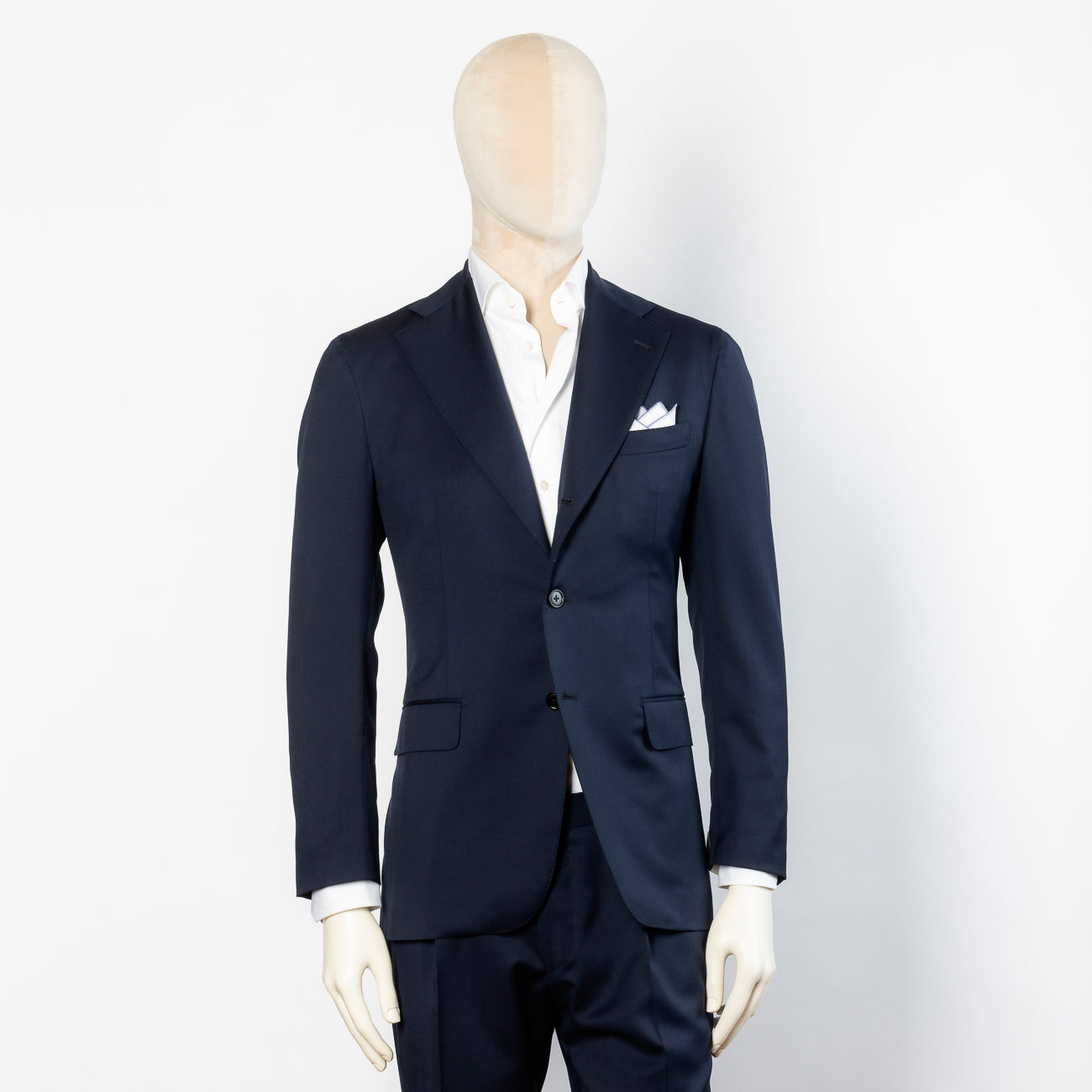 Abito monopetto Tailor's & Ties in in fresco lana blu