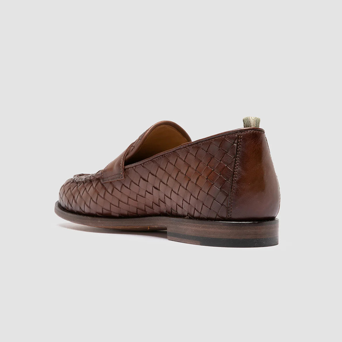 Mocassino penny Officine Creative Opera/003 in pelle marrone