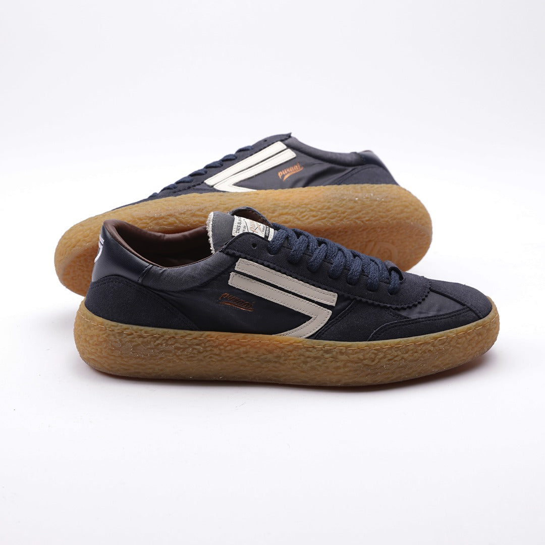 Puraai Cocoa dark brown suede eco-friendly sneaker