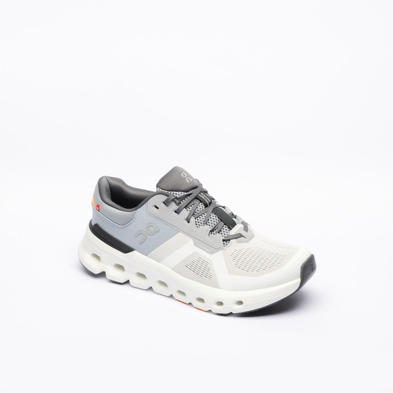 Sneaker running ON Cloudrunner 2 in tessuto bianco e grigio