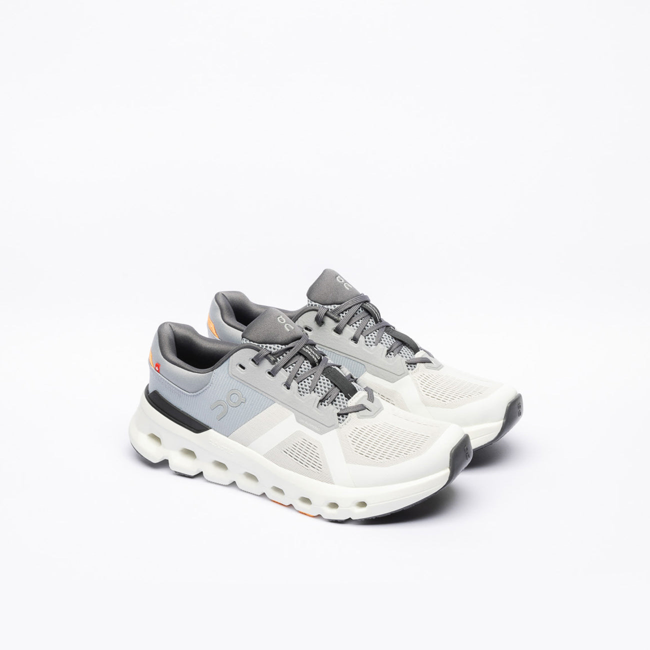 Sneaker running ON Cloudrunner 2 in tessuto bianco e grigio