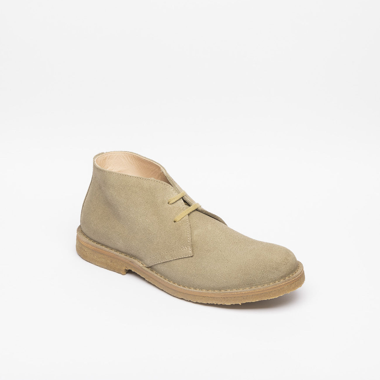 Astorflex Greenflex Chukka Boot in Beige Suede (Green Military)