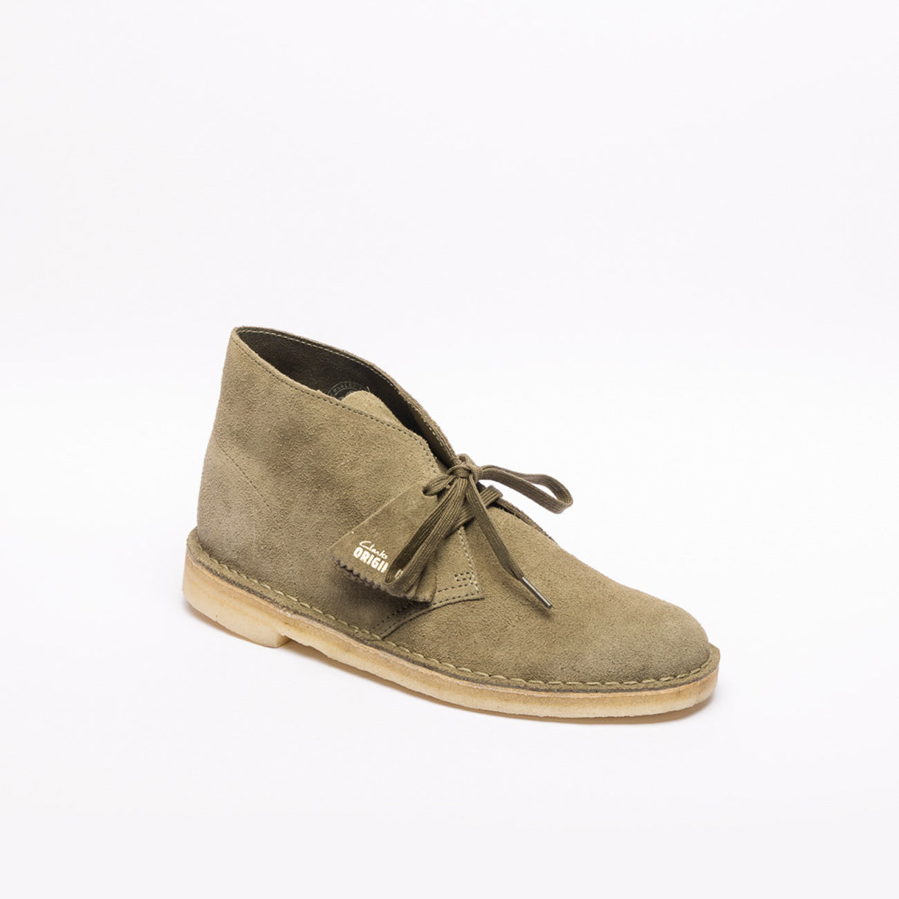 Stivale chukka Clarks Desert Boot in camoscio verde