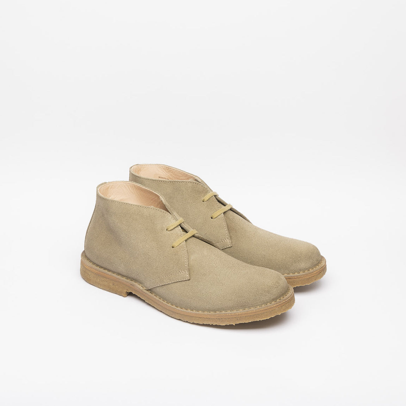 Astorflex Greenflex Chukka Boot in Beige Suede (Green Military)