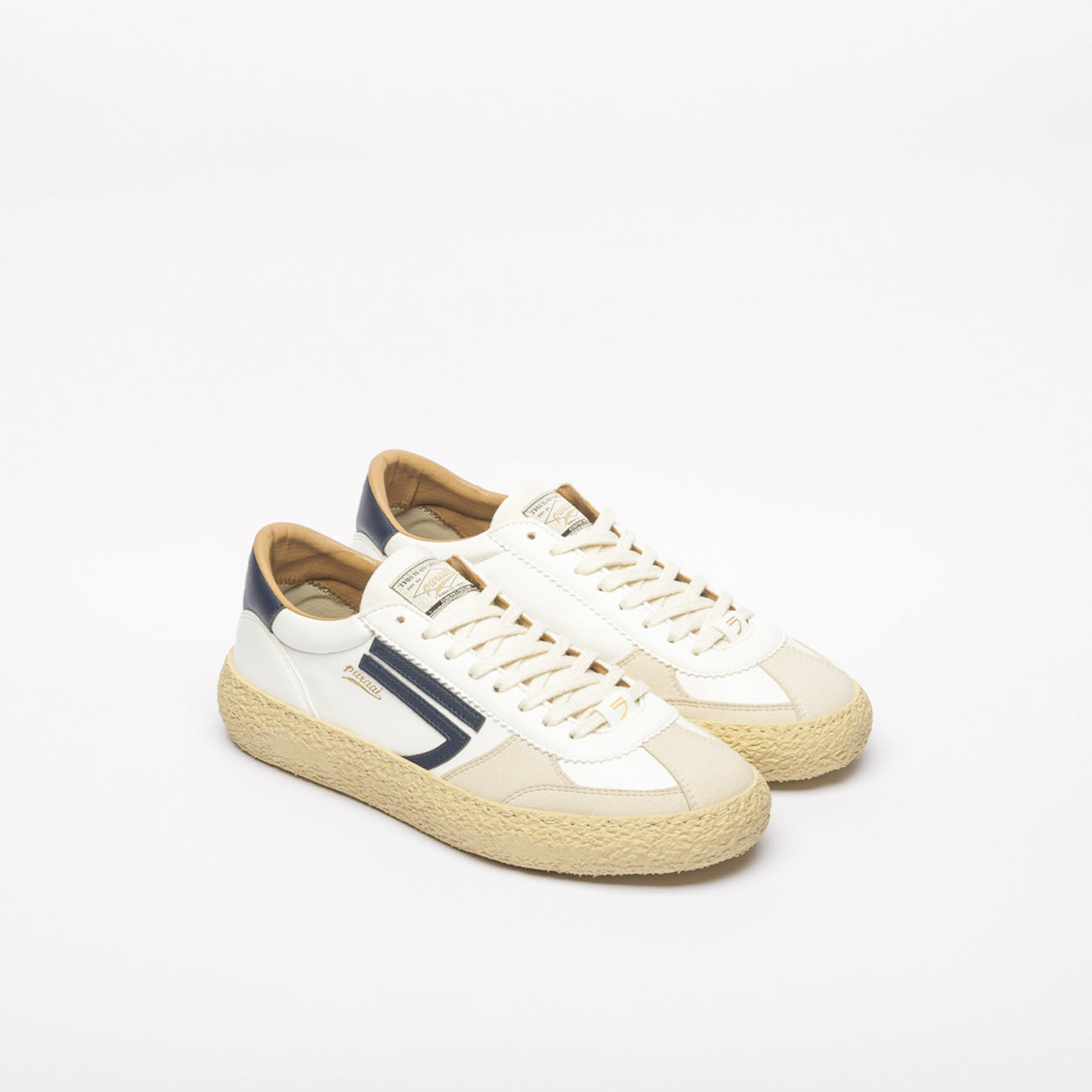 Puraai Pitch eco-friendly white leather sneaker