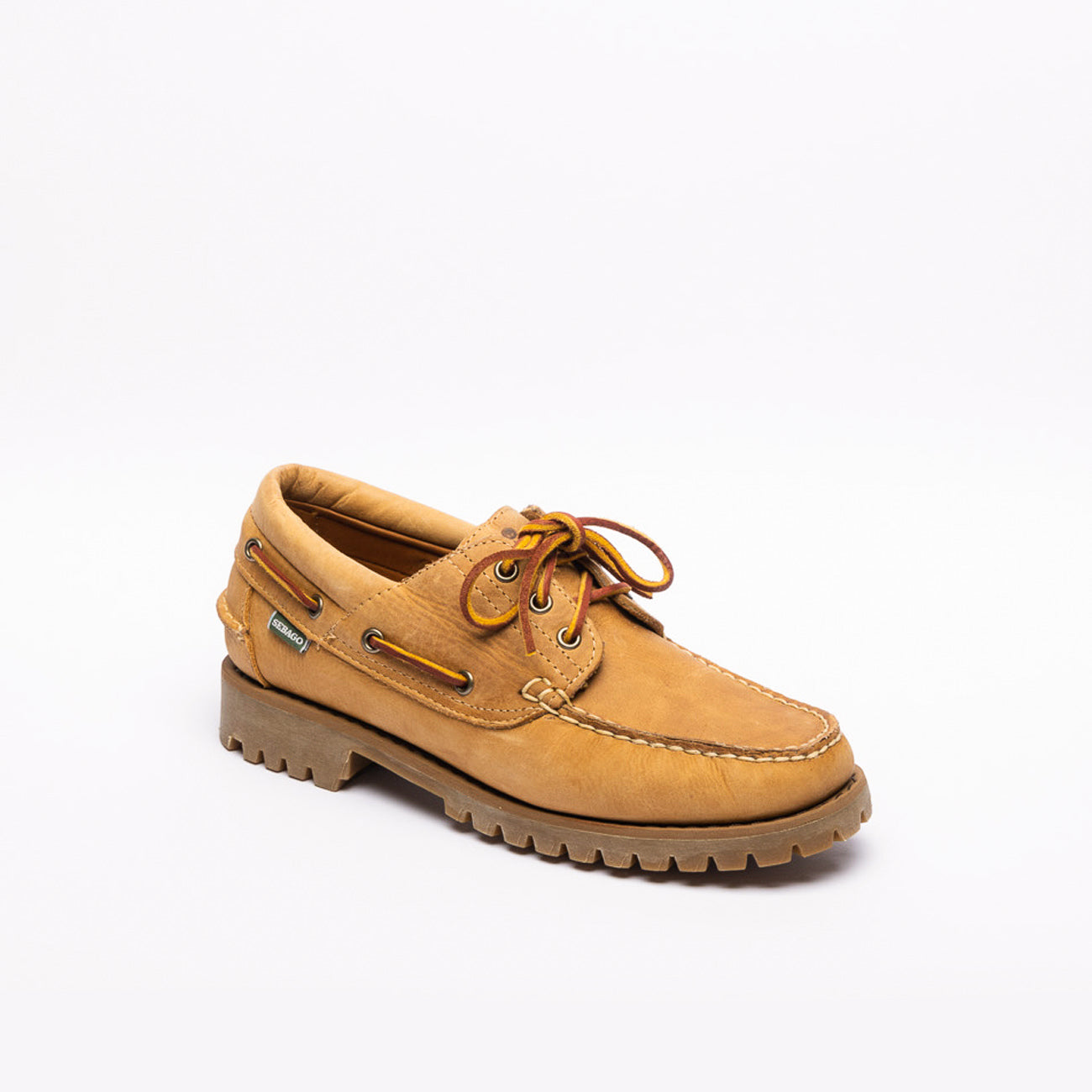 Stringata derby Sebago Acadia Crazy Horse in pelle cuoio