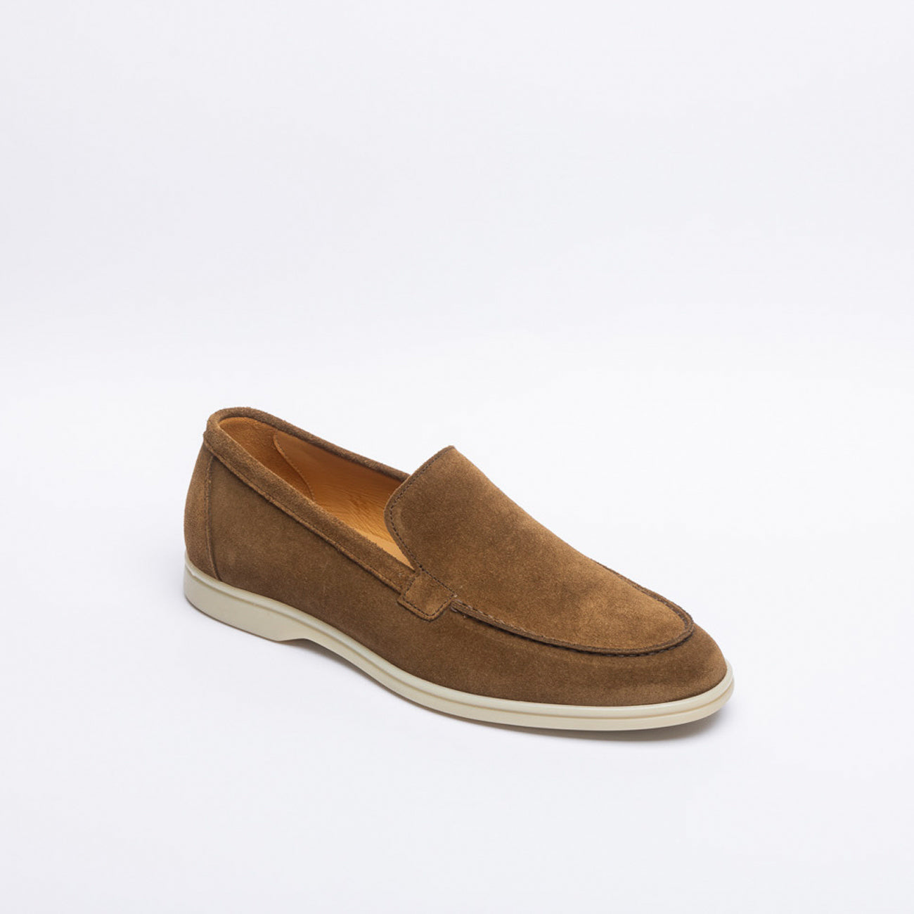 Berwick 5543 brown suede slip-on loafer