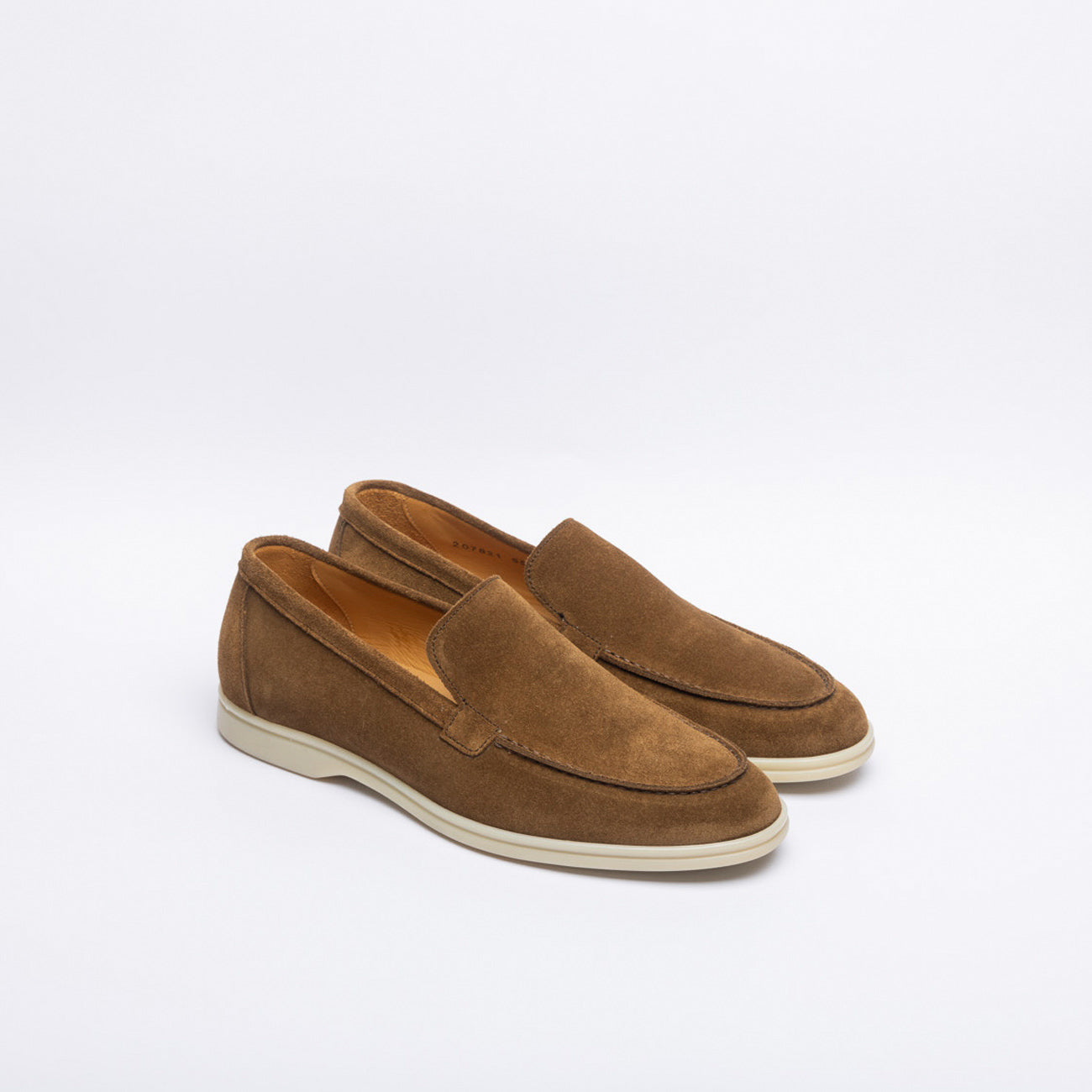 Berwick 5543 brown suede slip-on loafer